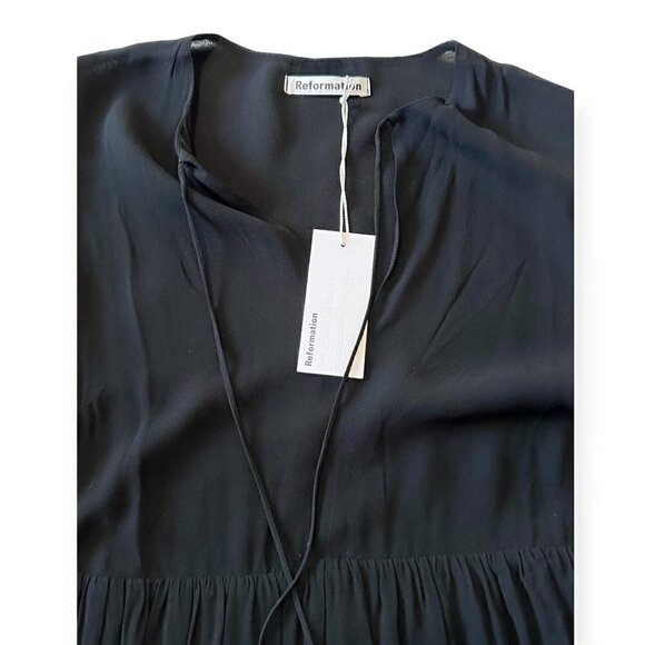 Reformation Chive black maxi dress, Size XS, New with tag - Picture 13 of 16